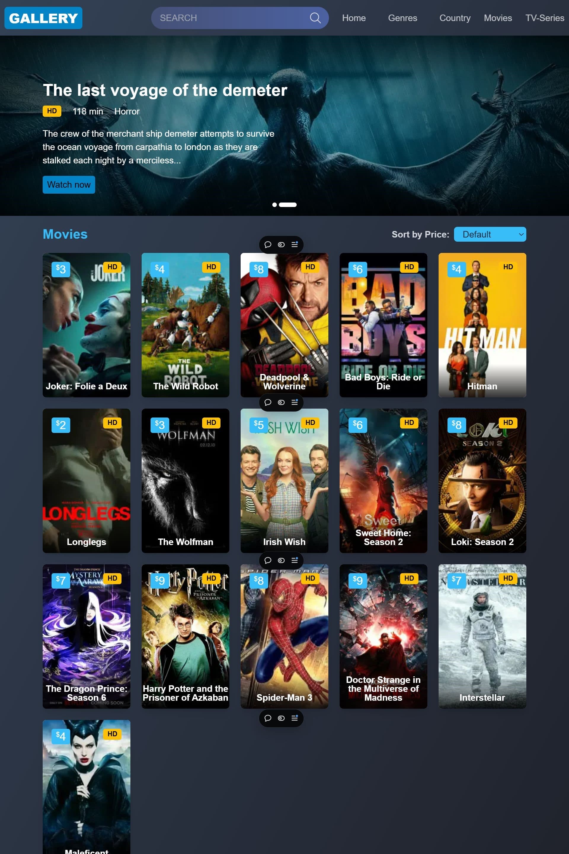 Find your favorite movies and series here.