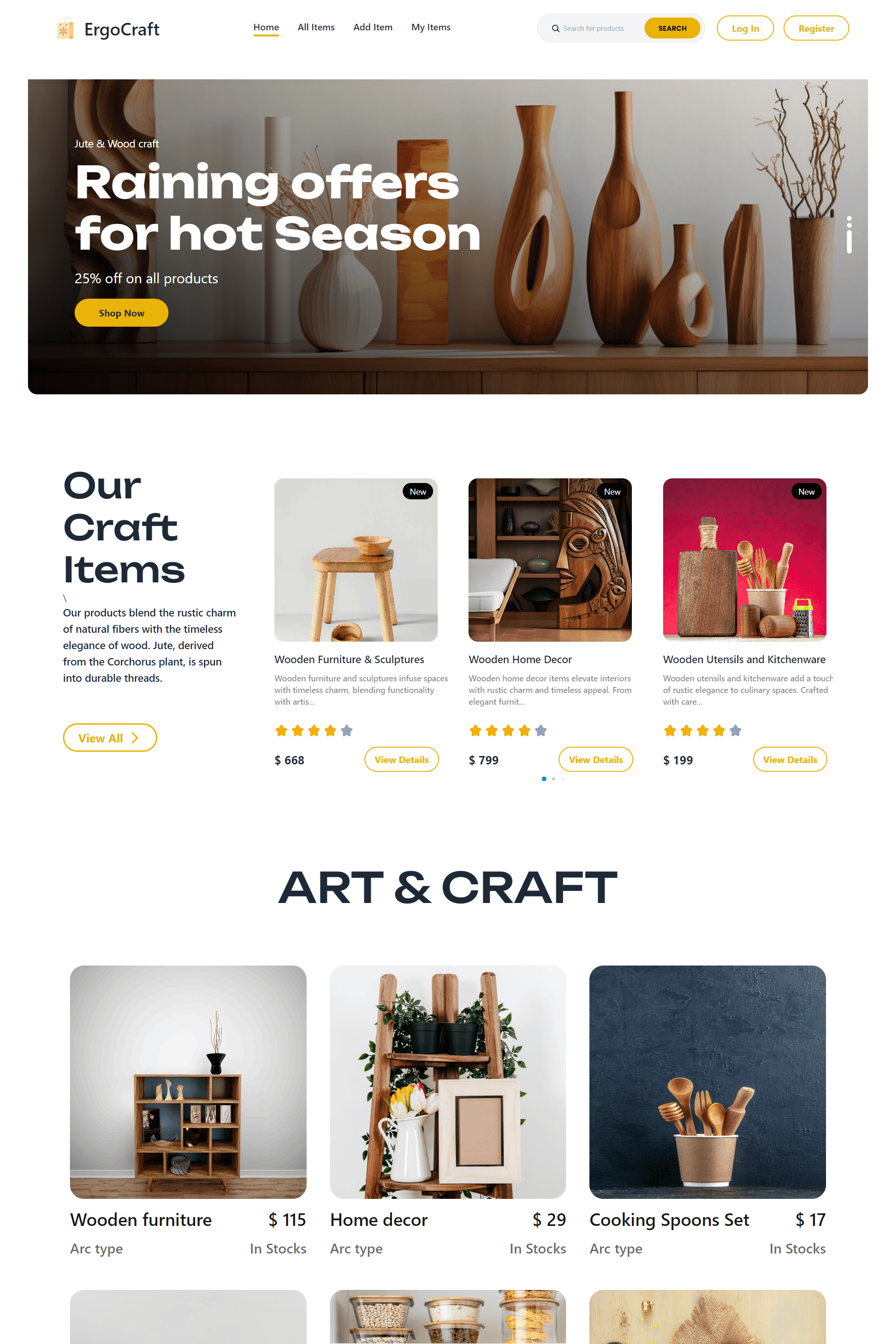 Buy our latest art and craft product.